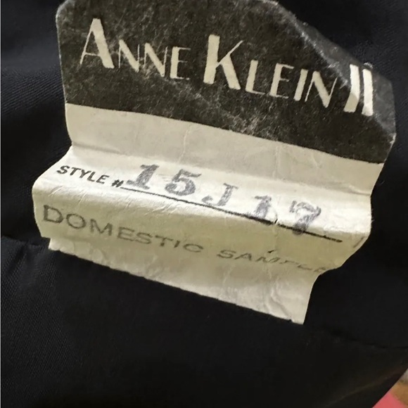 Vintage Anne Klein Plaid Blazer Jacket Domestic Sample Style 15J17 Size 8 - Picture 8 of 8